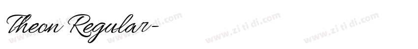Theon Regular字体转换 Theon Regular字体转换